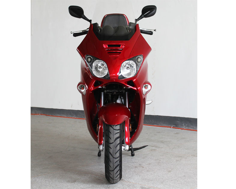 300cc 1 disque frais liquide d'avant de commande par courroie de scooteur adulte de course du cylindre 4/disque d'arrière