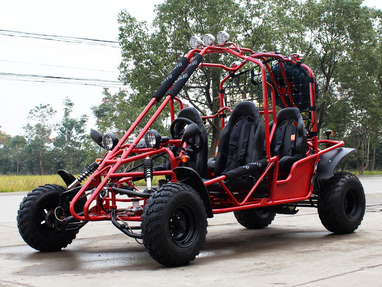 Le type horizontal Off Road adulte de cylindre simple vont capacité de carburant de Seater 10L du kart 4