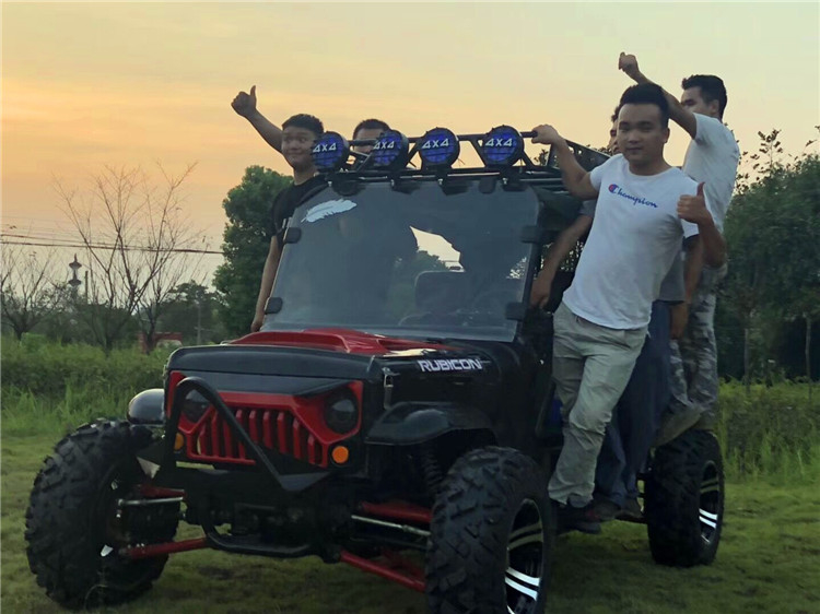 4 sièges vont kart la jeep adulte qu'avec des erreurs de Toyota vont le kart 300cc avec la transmission automatique