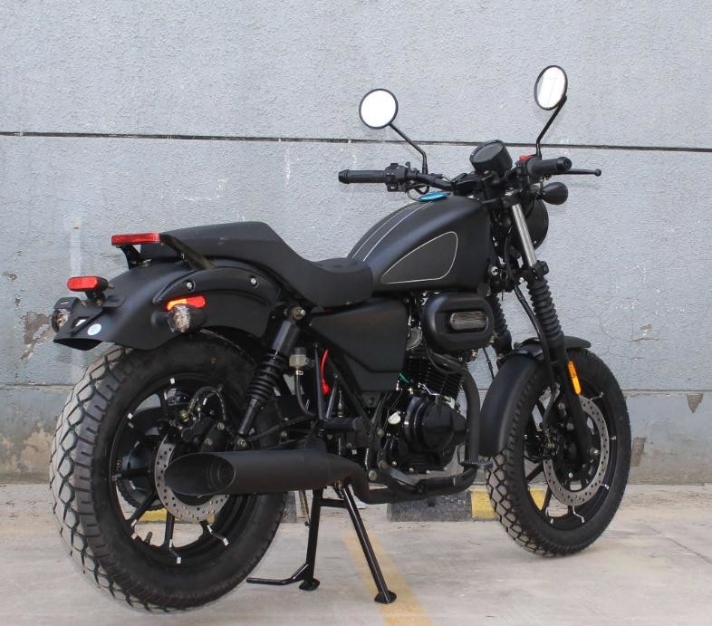 Type horizontal de course refroidi par air simple du cylindre 250cc Chopper Motorcycle 4